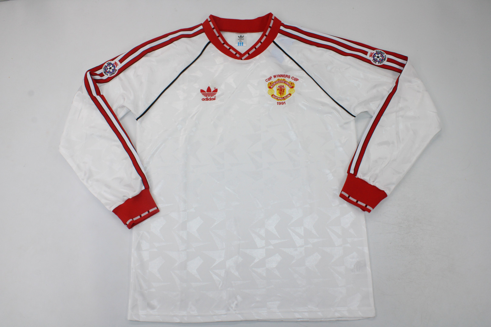 AAA Quality Manchester Utd 1991 Winners Cup Final Long Jersey